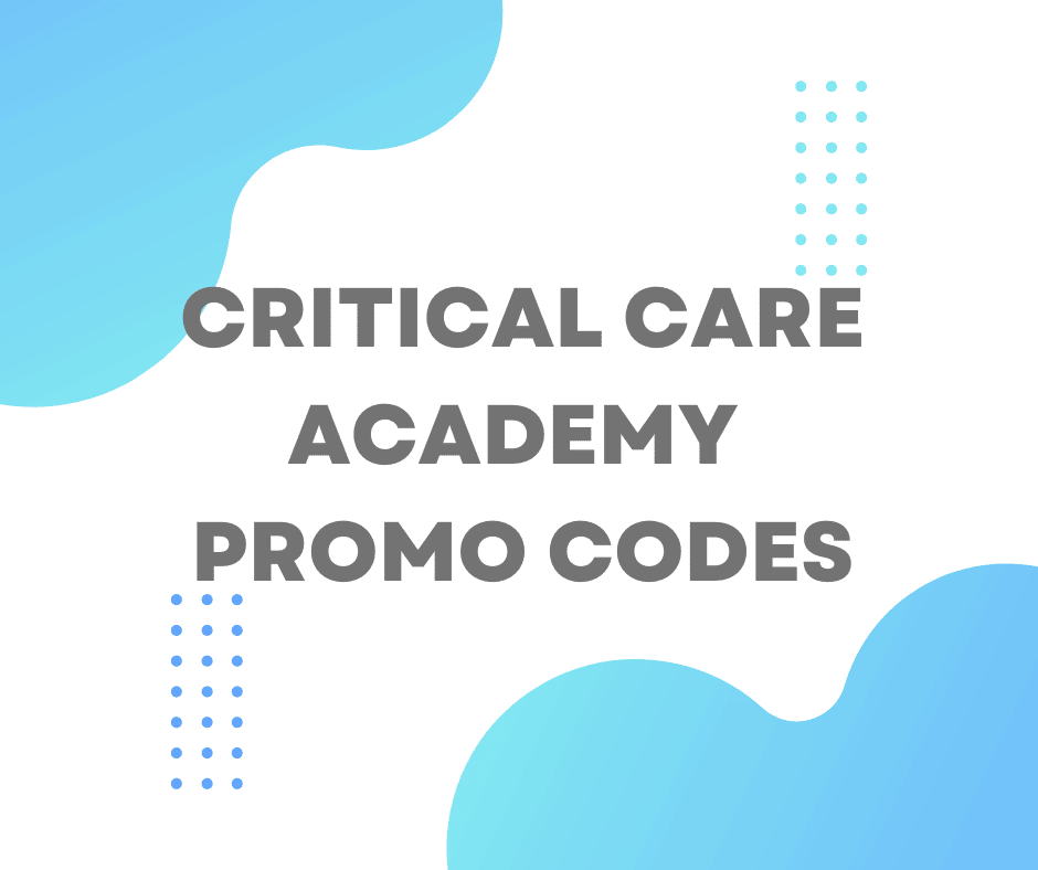 Critical Care Academy Promo Codes