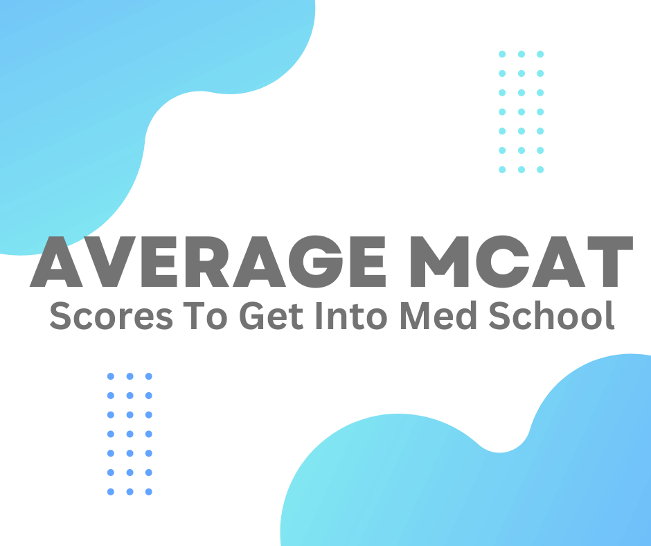 What's the average MCAT score needed to get into medical school?